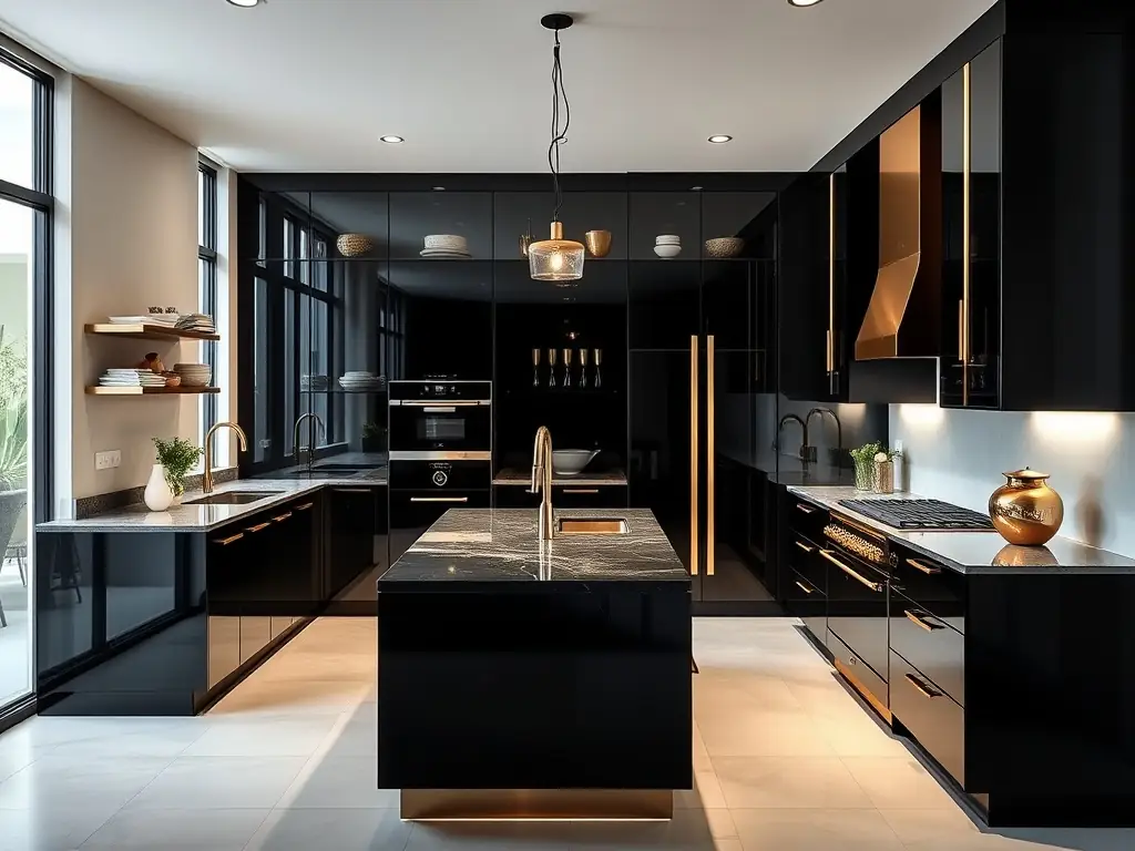 A modern kitchen showcasing a newly installed range and oven, highlighting the precision and aesthetic appeal of Ray & Co Corp's installation services.
